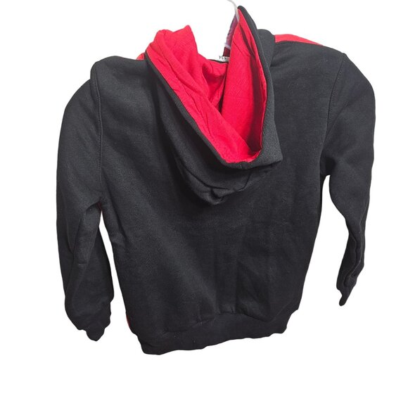 Adidas Kids Red & Black Zip-Up Hoodie Jacket - Picture 5 of 5